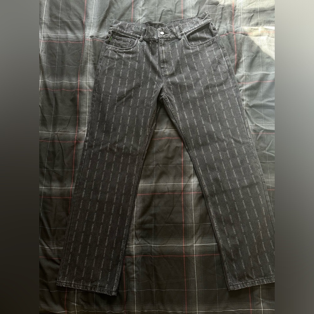 Pleasures Impact Striped Denim Jeans size 36 brand new never worn